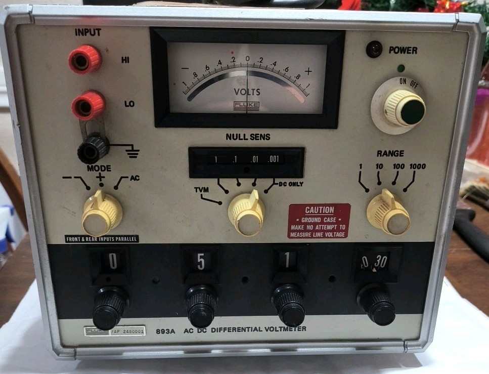 Fluke 893A AC-DC Differential Voltmeter - Lot Of 20 Each Used