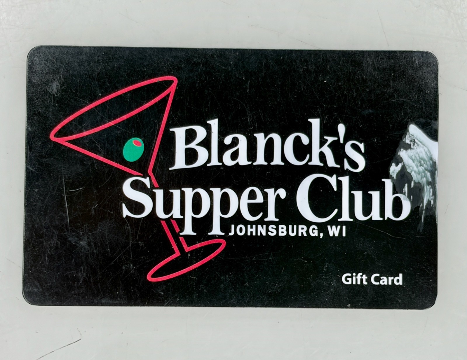 Blanck’s Supper Club, Johnsburg,WI Gift Card $50    - 32151