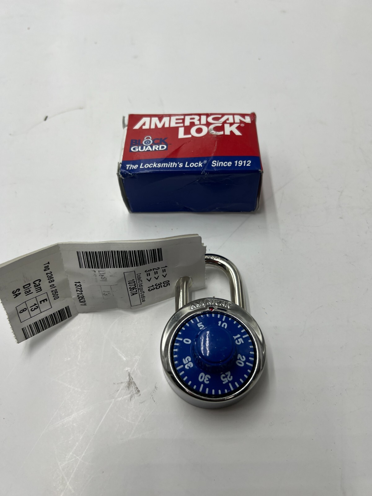 Qty 3 American Lock Combination Lock Padlock A400K, 416 Stainless Steel