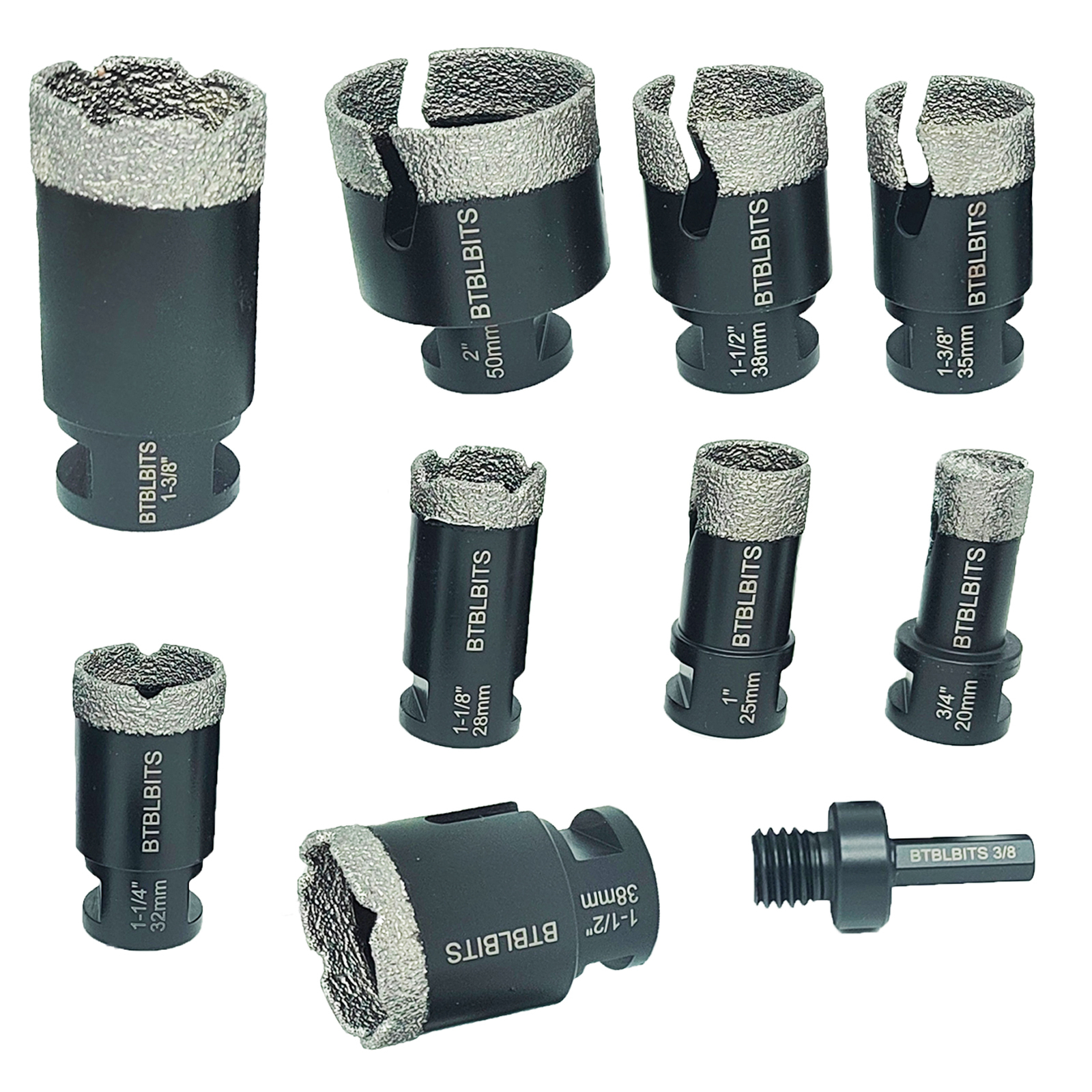20-75mm Diamond Hole Saw Core Drill Bit For Tile Ceramic Porcelain Marble Stone