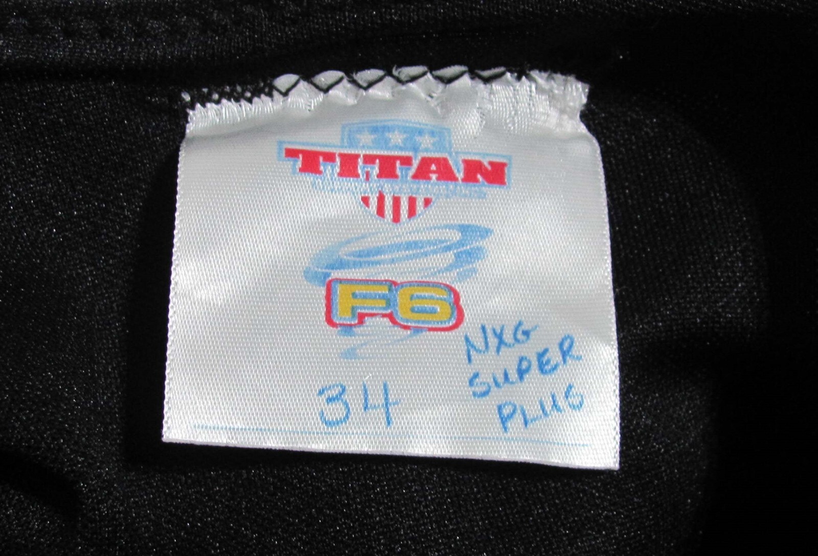 Titan F-6 NXG Super Plus Bench Shirt Size 34 Black (Only Used Once!)