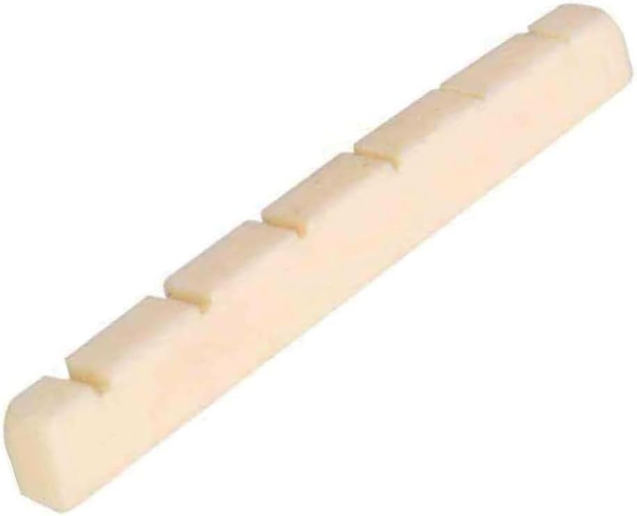 Flat-Cut Cattle Bone Nut for Strat/Tele Guitars, 42x3.5mm - Perfect Upgrade