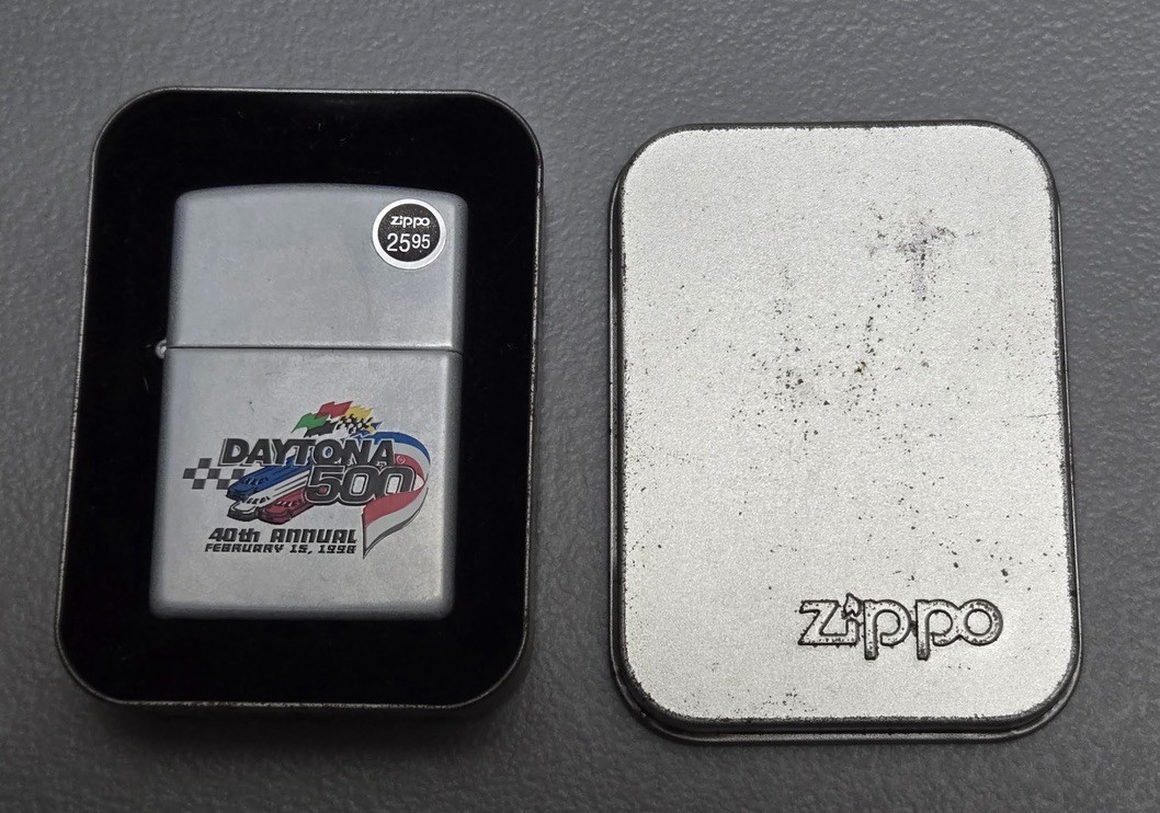 ZIPPO DAYTONA 500 40th ANNUAL LIGHTER