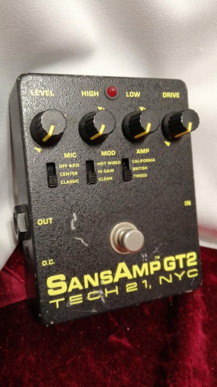 TECH21 Sans GT2 Guitar Effector High Gain Distortion Used