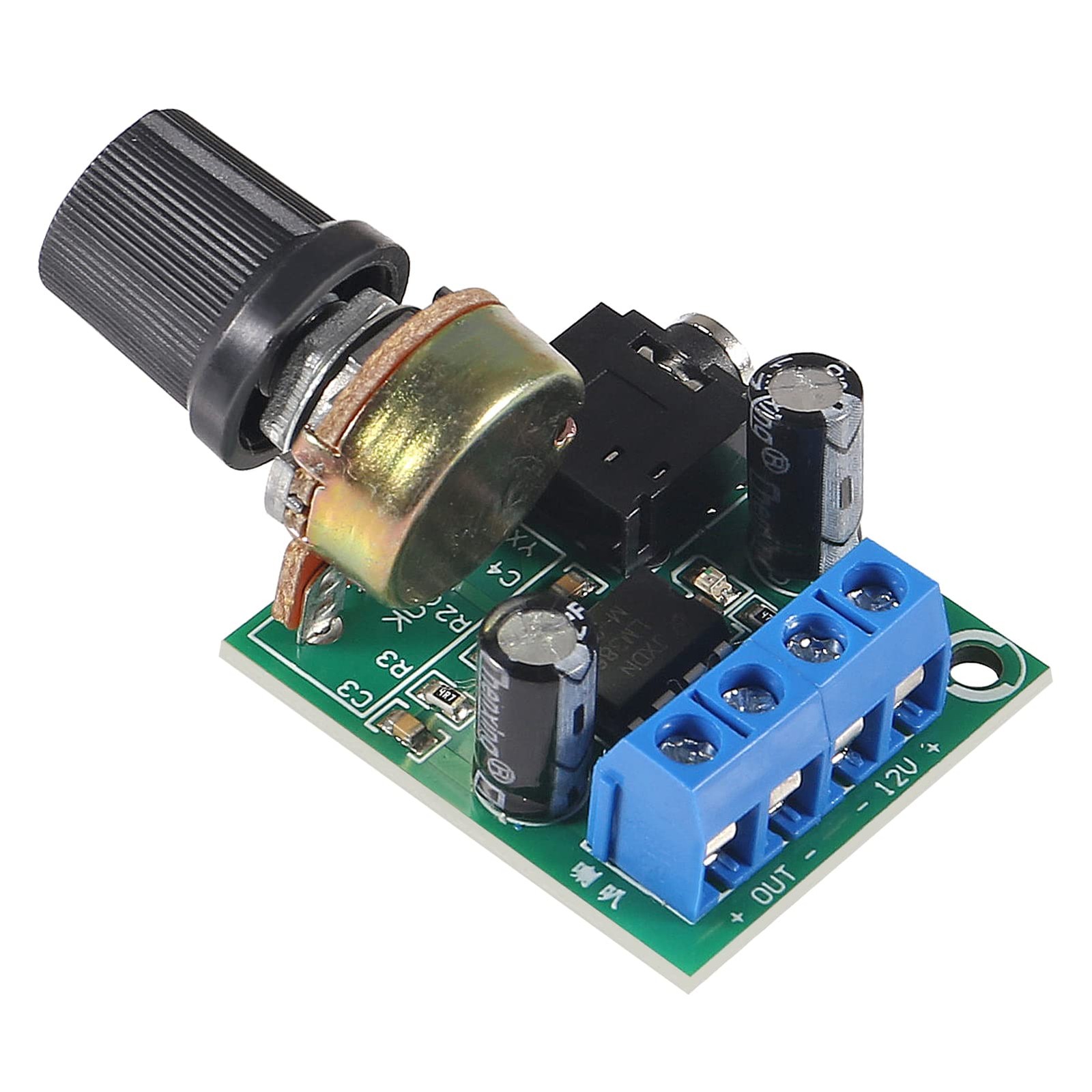DWEII 4Pcs LM386 10W Mini Power Amplifier Board Audio Amplifier Module DC 3-1...