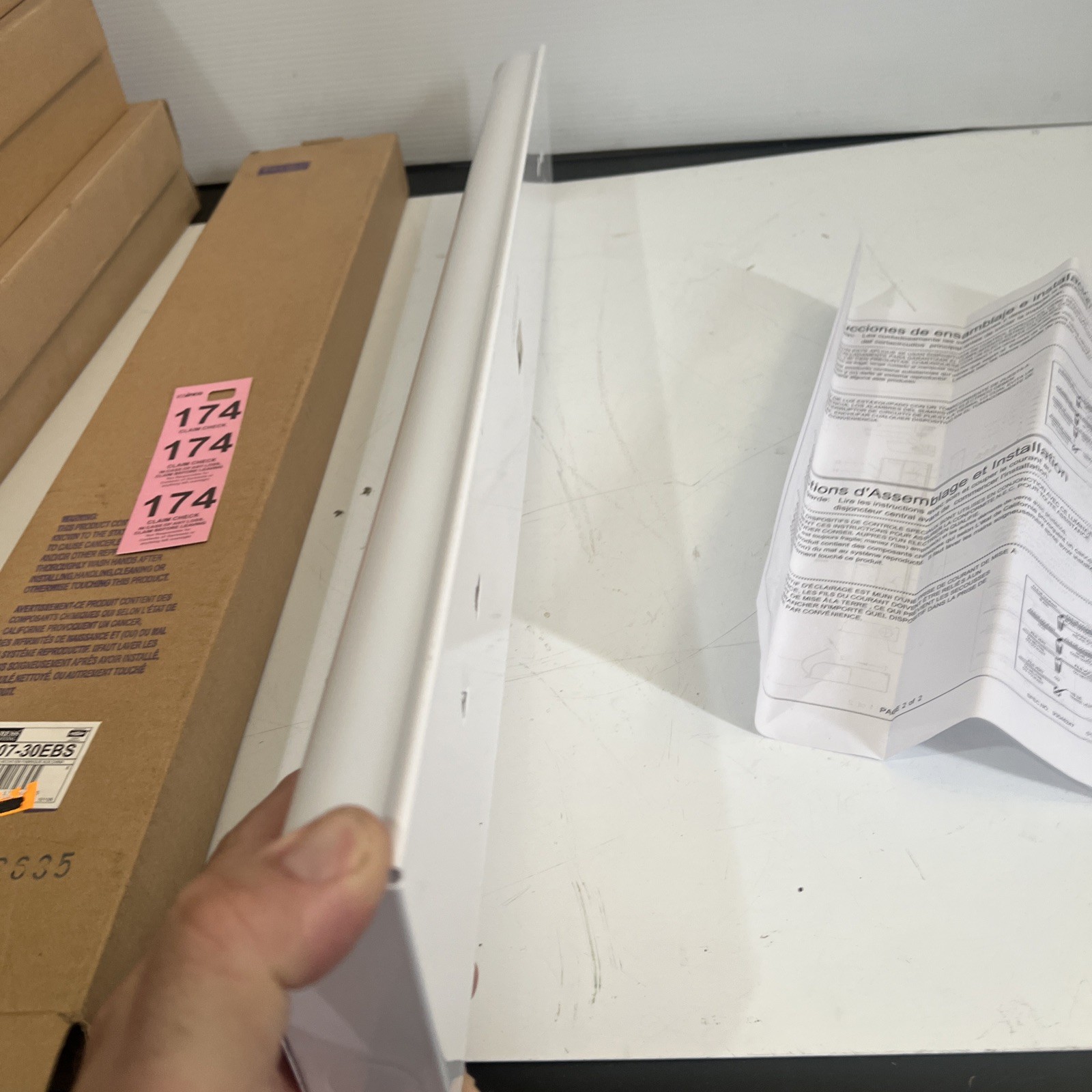 Progress Lighting 24” 4” Wide LED White Modern Linear Undercabiet Light Fixture