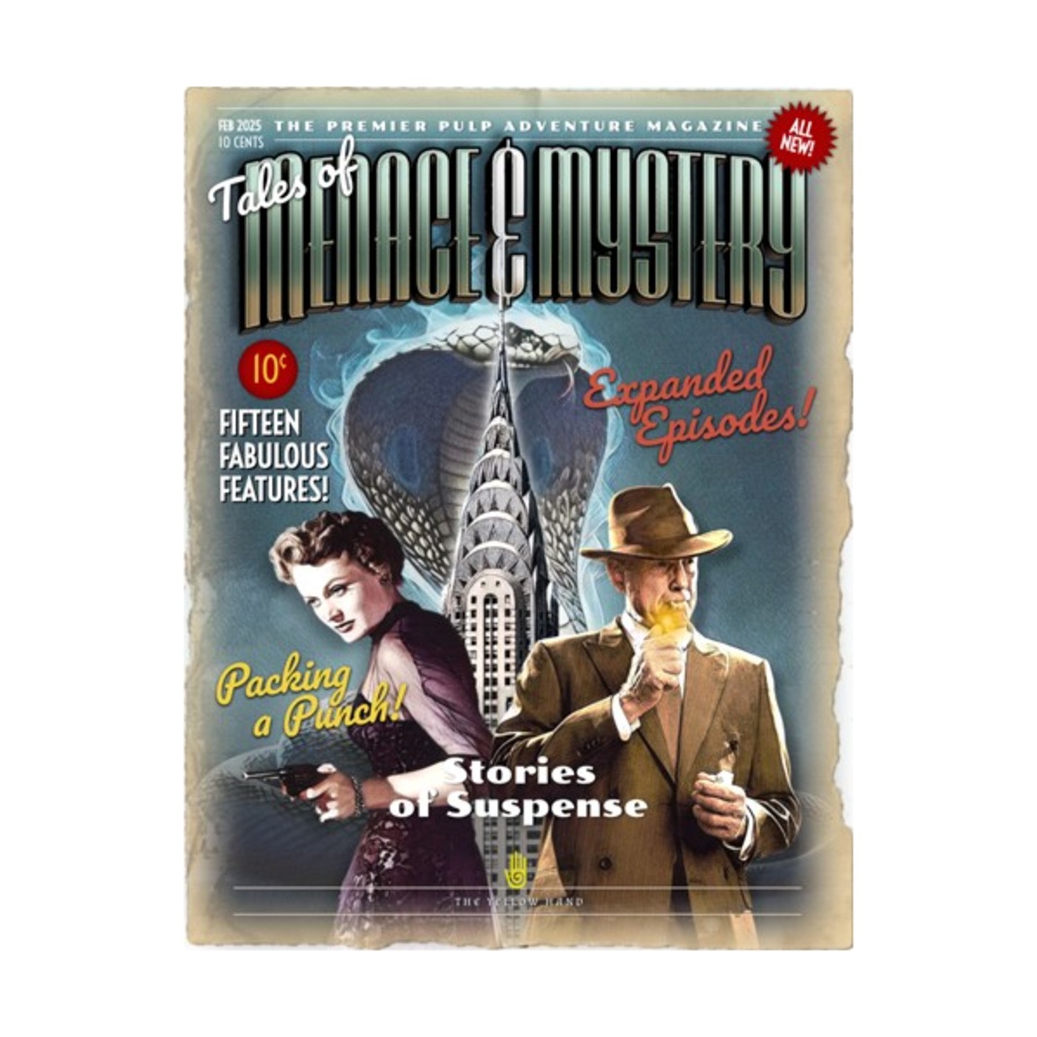 Yellow Han Tales of Menace & Myster  Stories of Suspense (POD, Standard Col NM