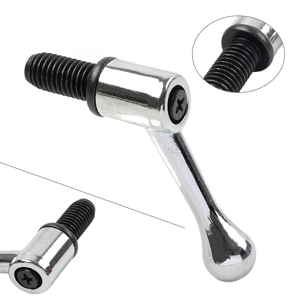 Table Lock Handle M12 Thread Set For Bridgeport Milling Machine 11.8mm Silver