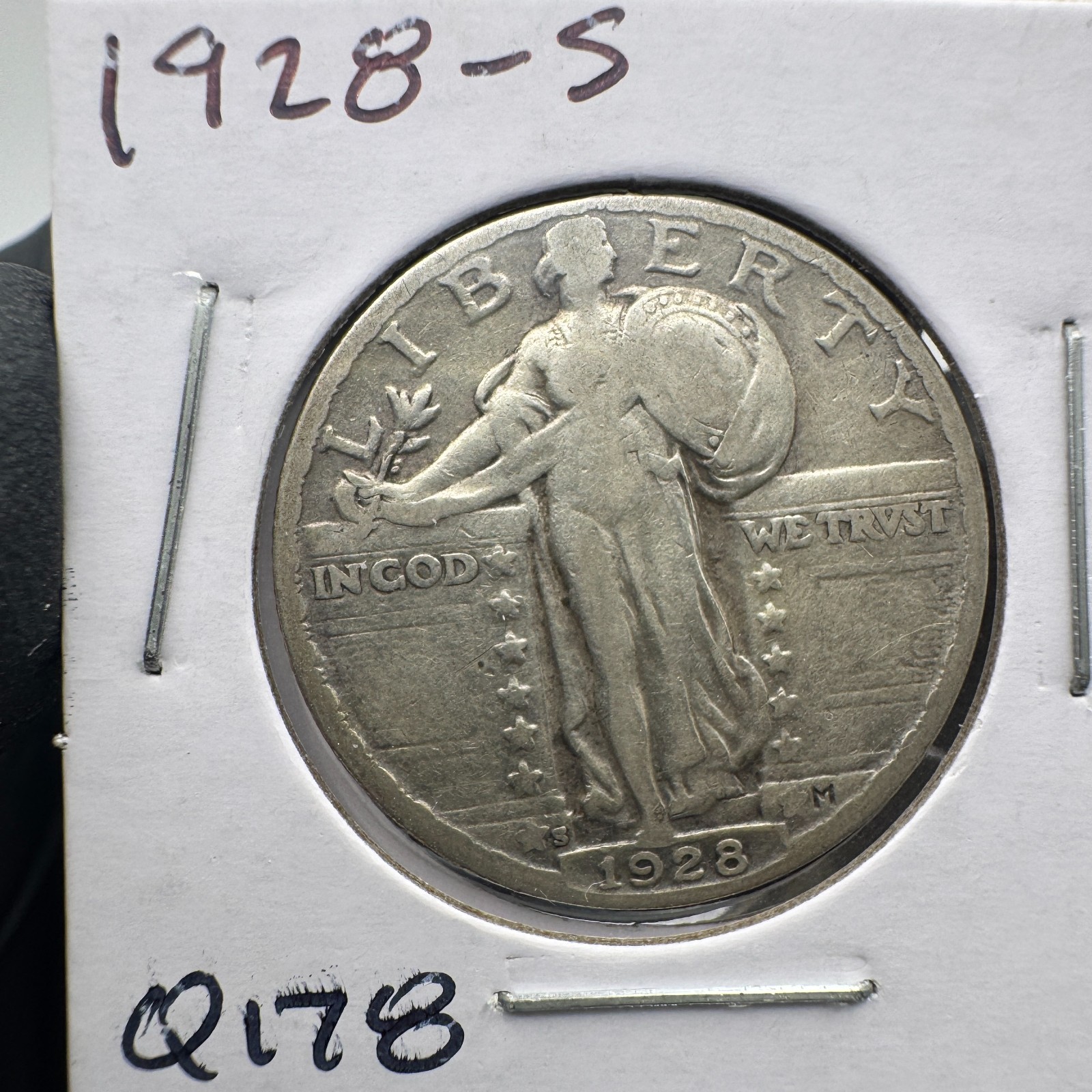 1928-S Standing Liberty Quarter Fine Q178
