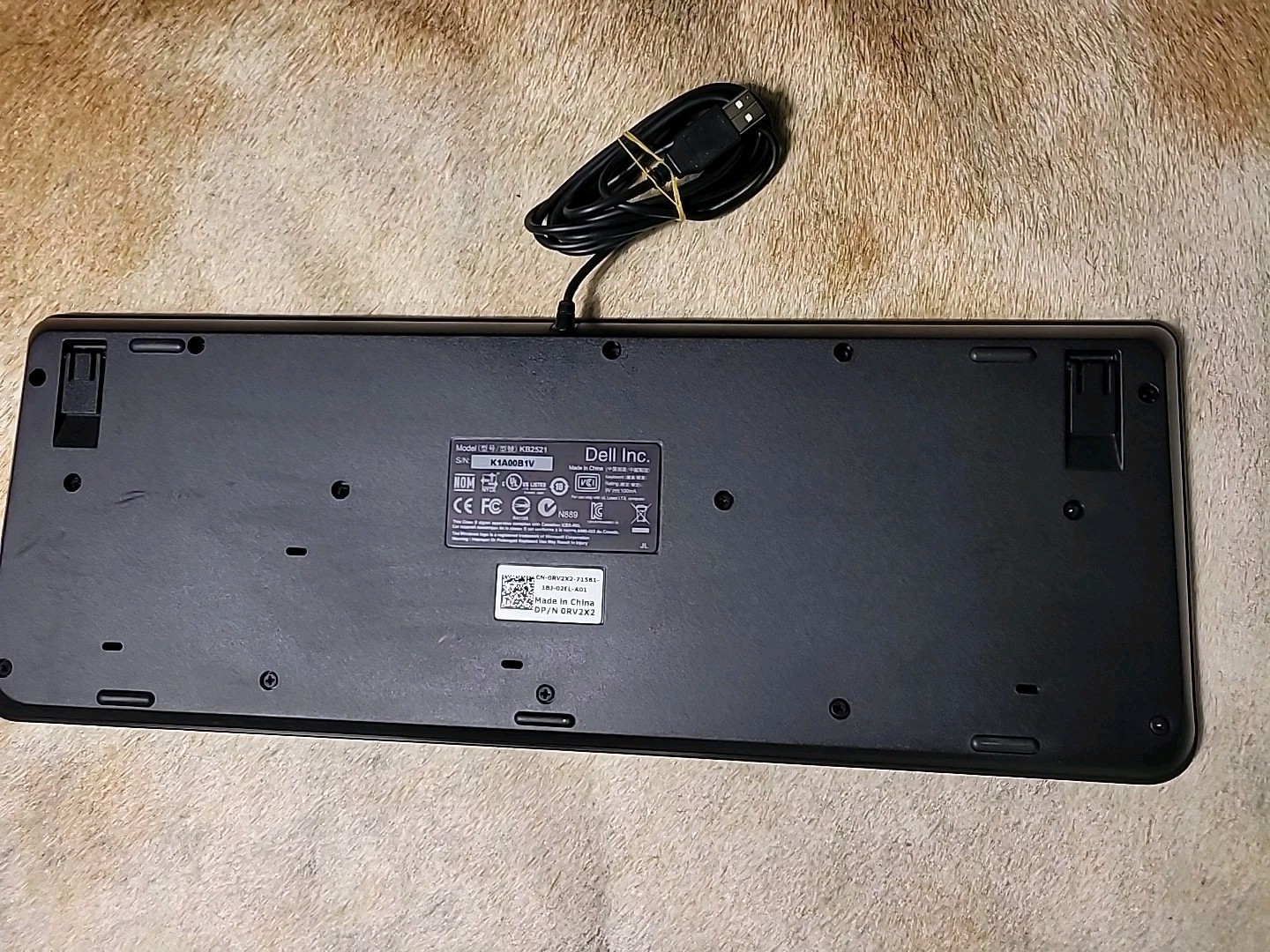 Dell Wired Keyboard Model KB2521 USB