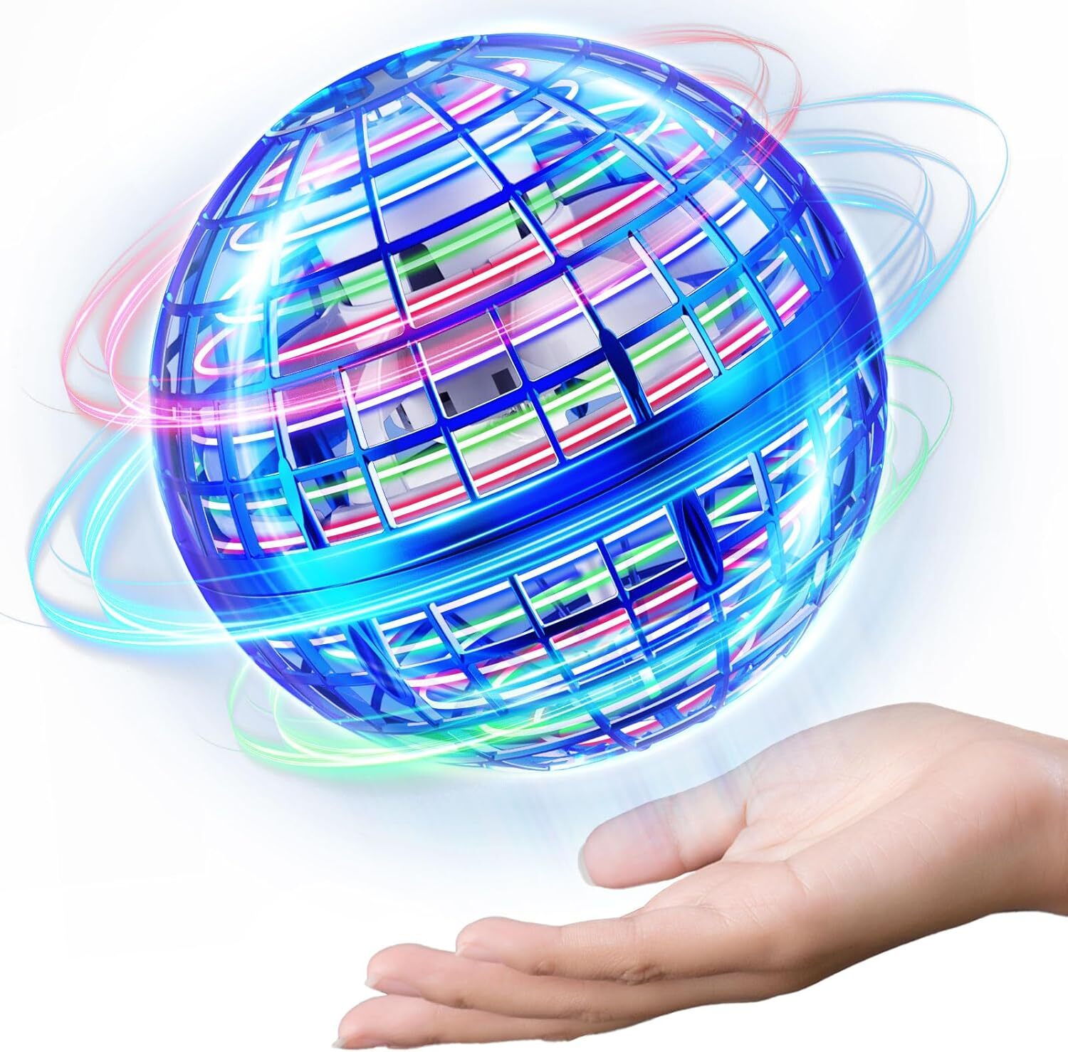 2025 Galaxy Ball Flying Orb Ball Toys LED Light Spinner Cosmic Ball