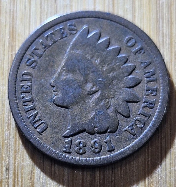 1891 Indian Head Penny