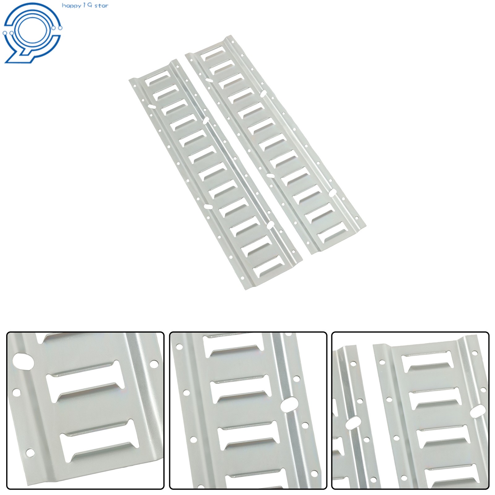 E Track Tie Down Rail Kit 8 Pack 2 FT E Track Rail For Garages Trailers