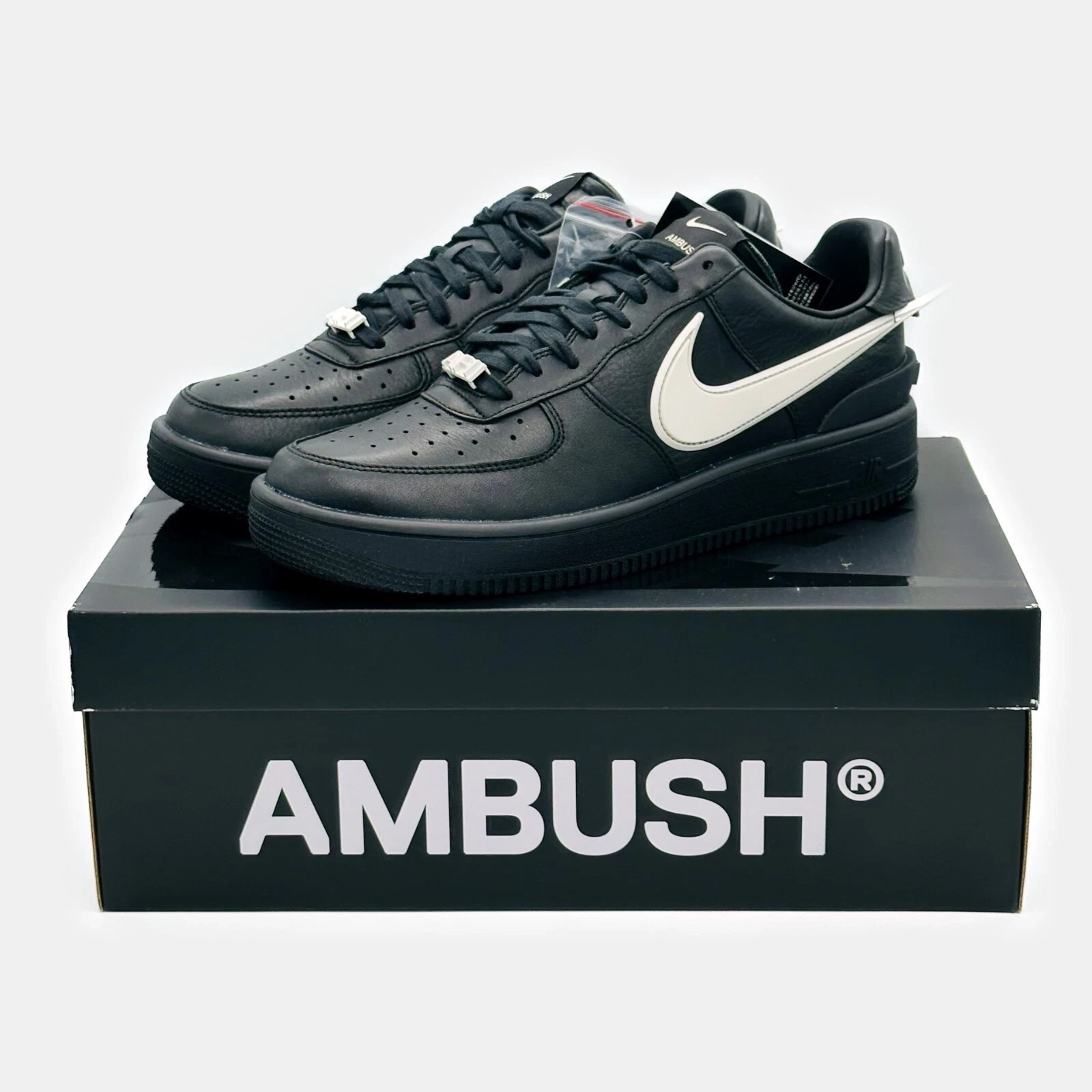 Nike Air Force 1 Low x AMBUSH Black White Unisex Casual Streetwear Sneakers