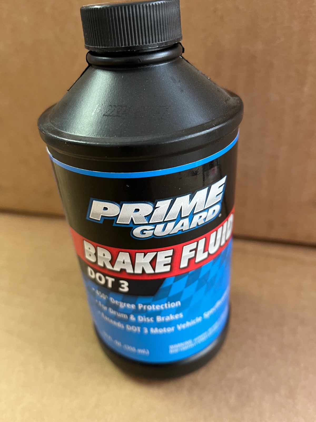Lot Of 2 Prime Guard Dot 3 Brake Fluid BF12  12 fl oz bottles