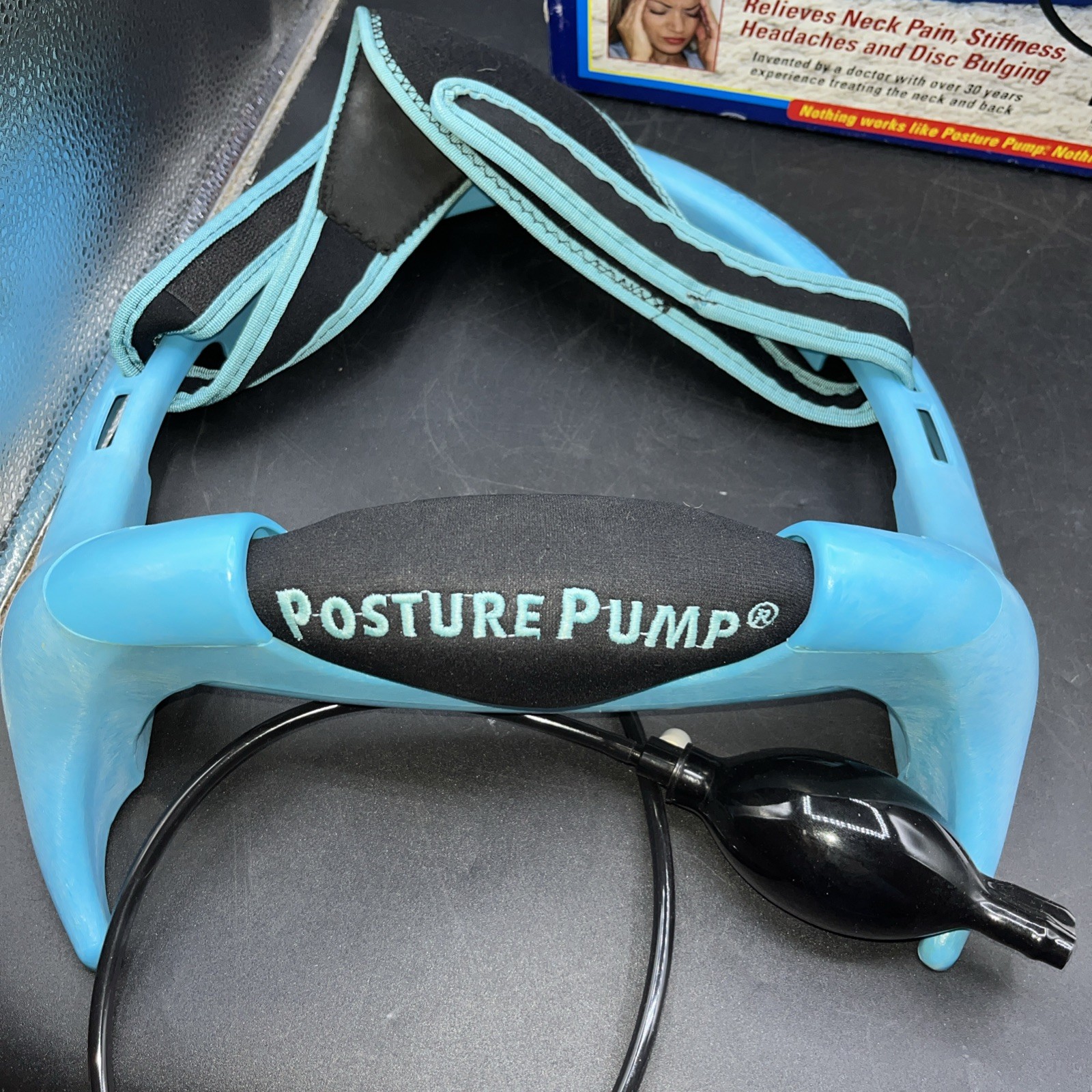 Posture Pump Professional Model 1100-SX Neck Exerciser Cervical Disc USA Made