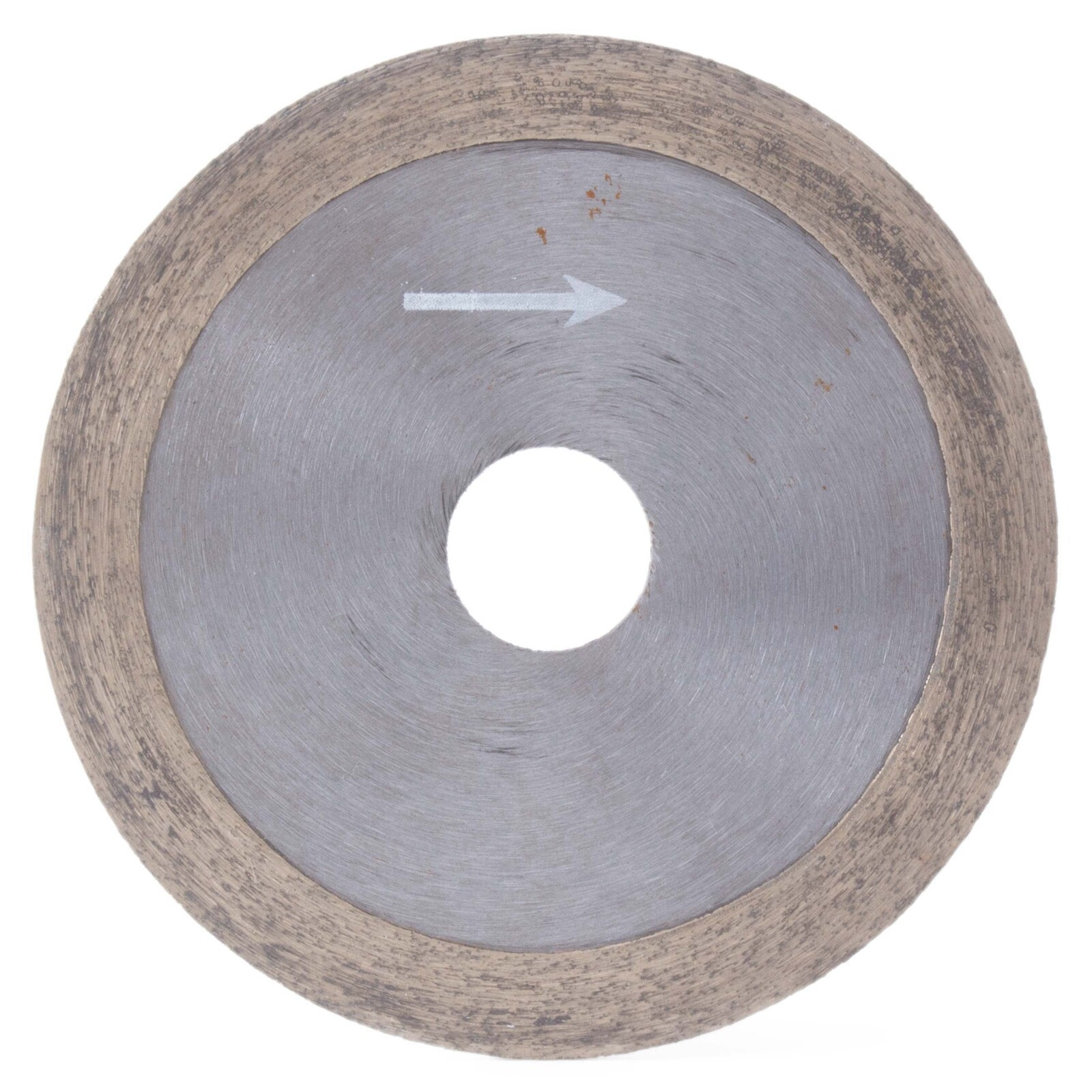 4" inch  Diamond Continuous Rim Saw Glass Wet Cutting Blade Arbor 5/8" 3/4"