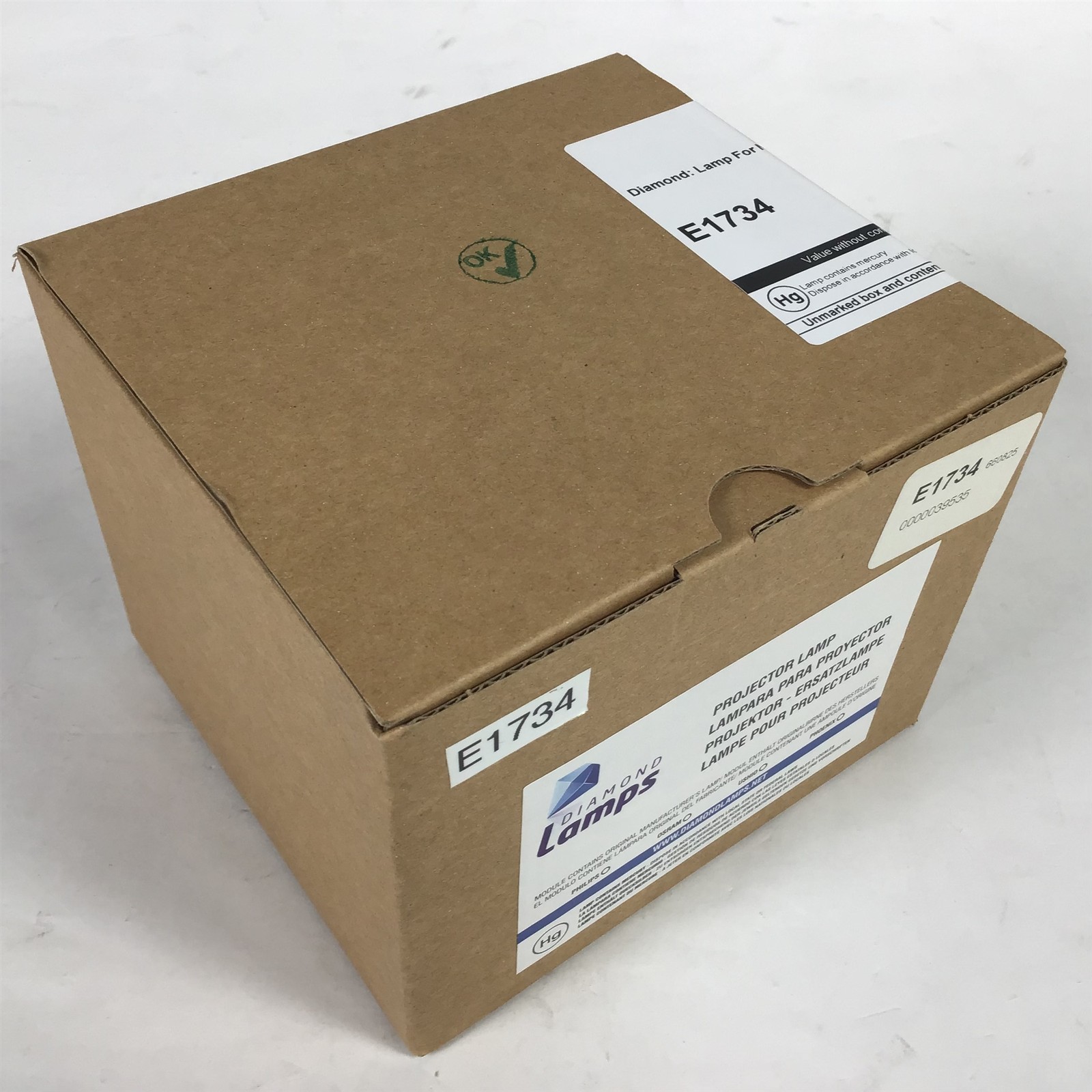 Diamond Lamps NP05LP E1734 Projector Lamp for MEC - New Sealed