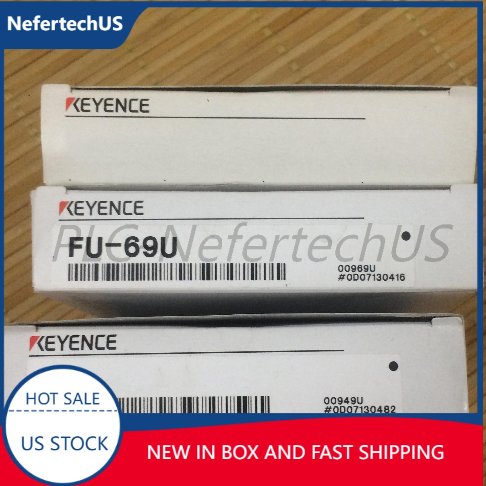 One Keyence FU-69U Fiber Optic Sensor New Free Shipping