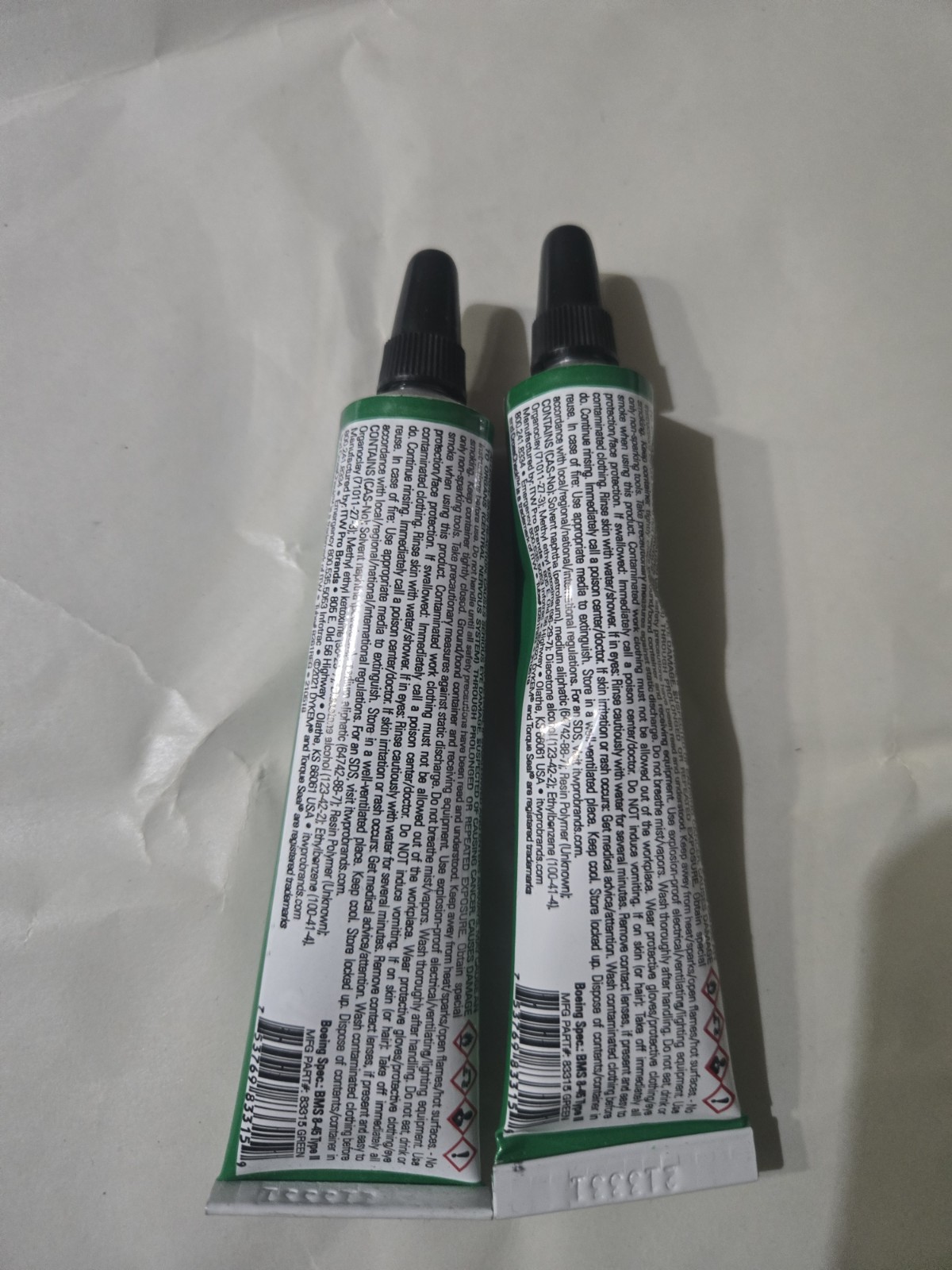2 pack ITW Dykem Cross Check Torque Seal Tamper-Proof Indicator Paste 83315