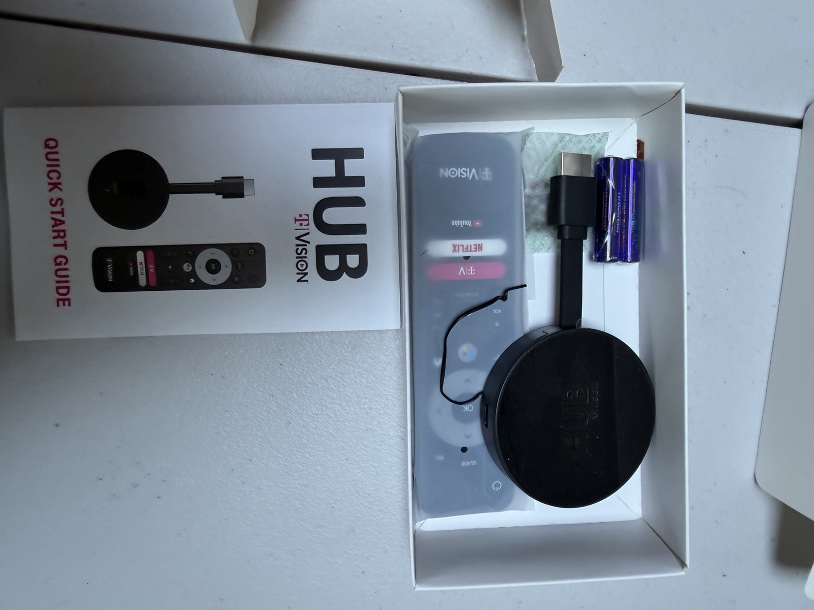 HUB T-Vision Google TV With Remote Streaming New!!!