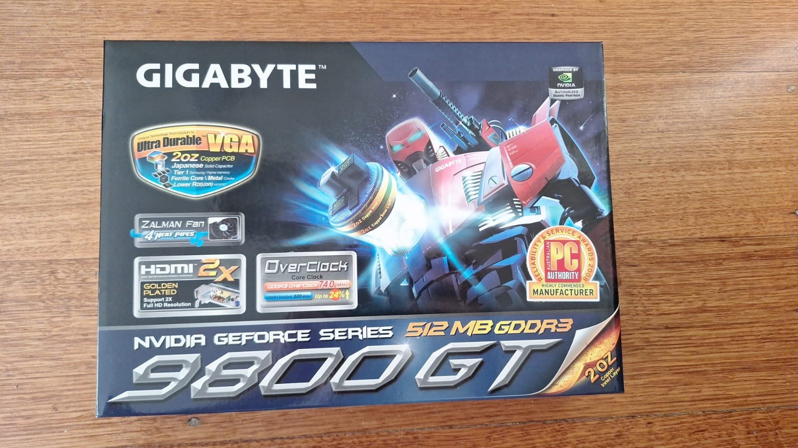 Gigabyte NVIDIA Geforce Series 9800GT 512MB GDDR3 - LAST 3!