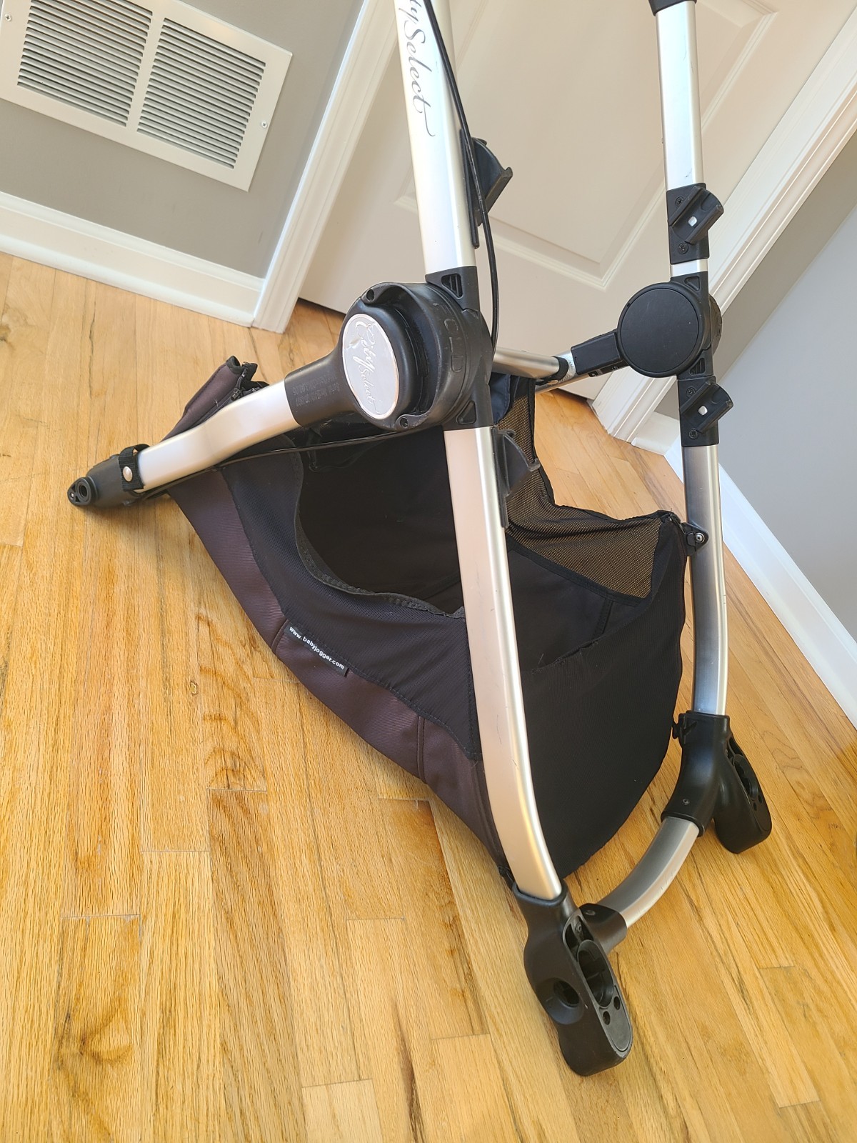 City Select Baby Jogger Stroller Replacement Chassis Frame SILVER Great Cond!