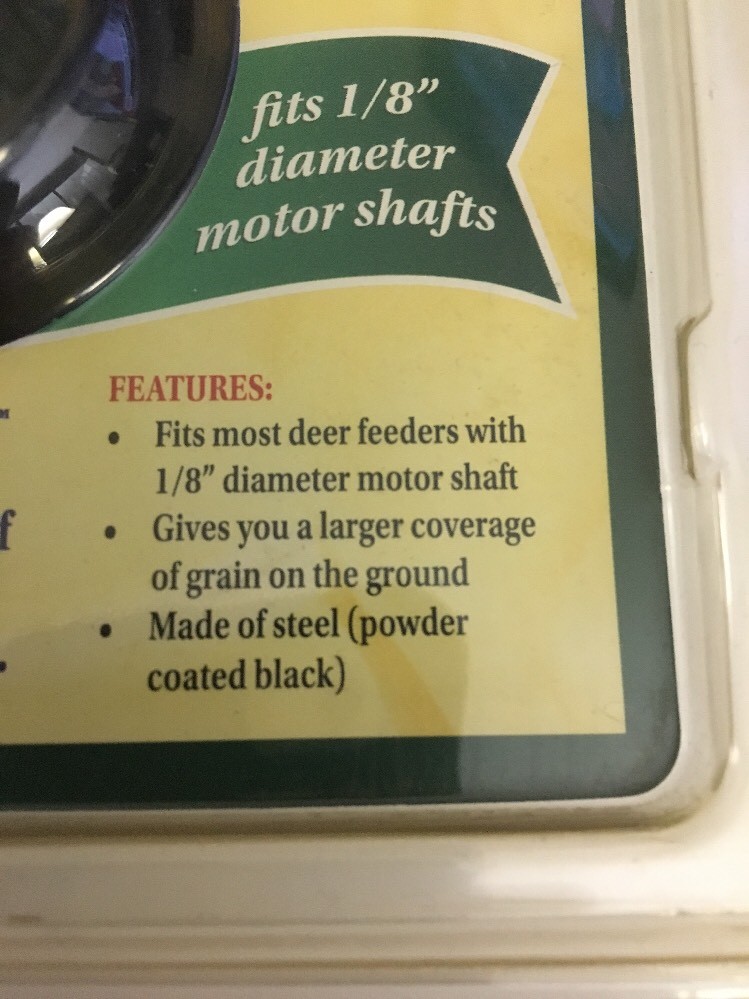 FeederMax 4" Diameter No Blow Slinger