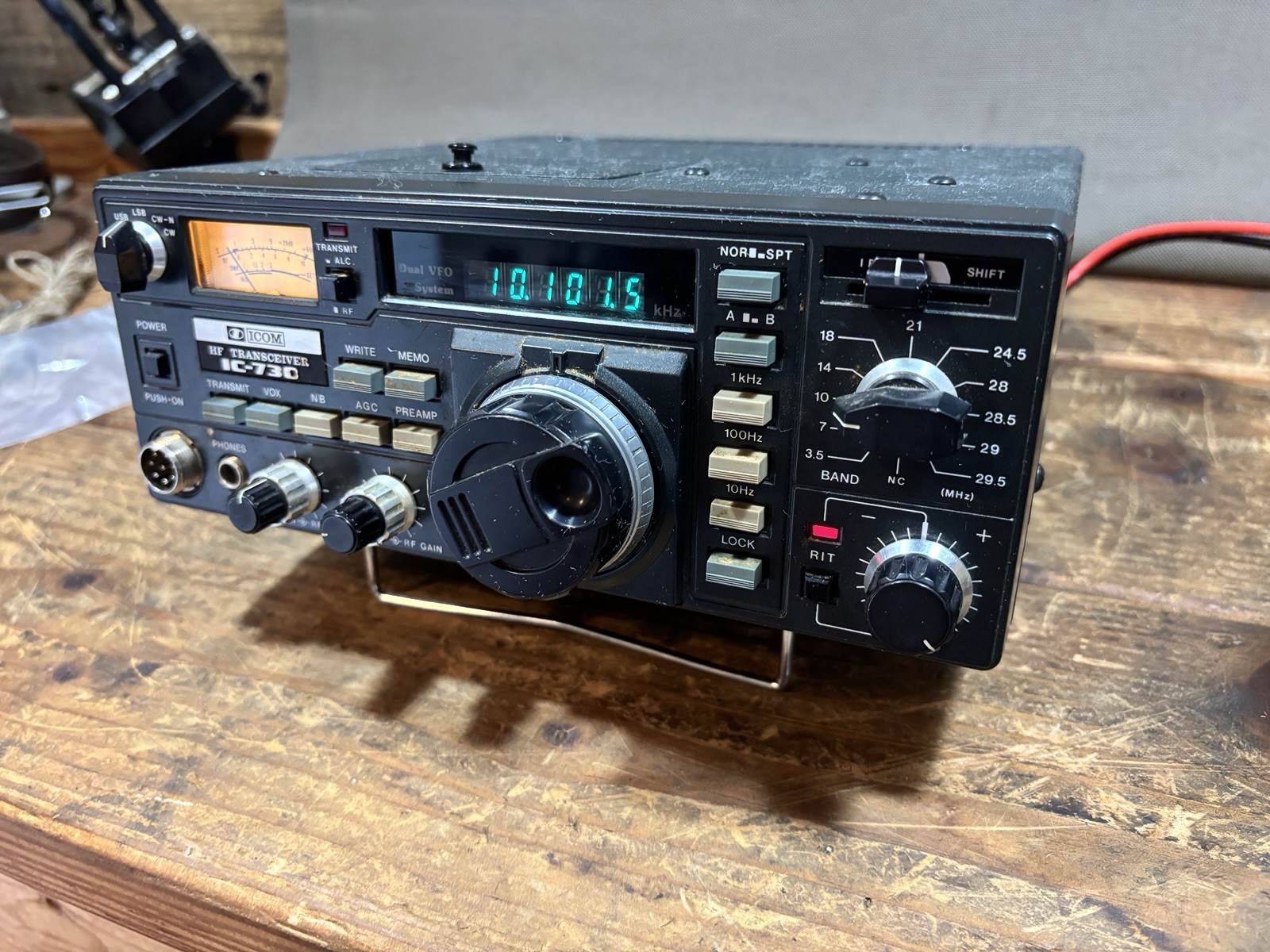 Icom IC‑730 HF Transceiver FL‑30 CW Filter Installed Clean Working Original Box