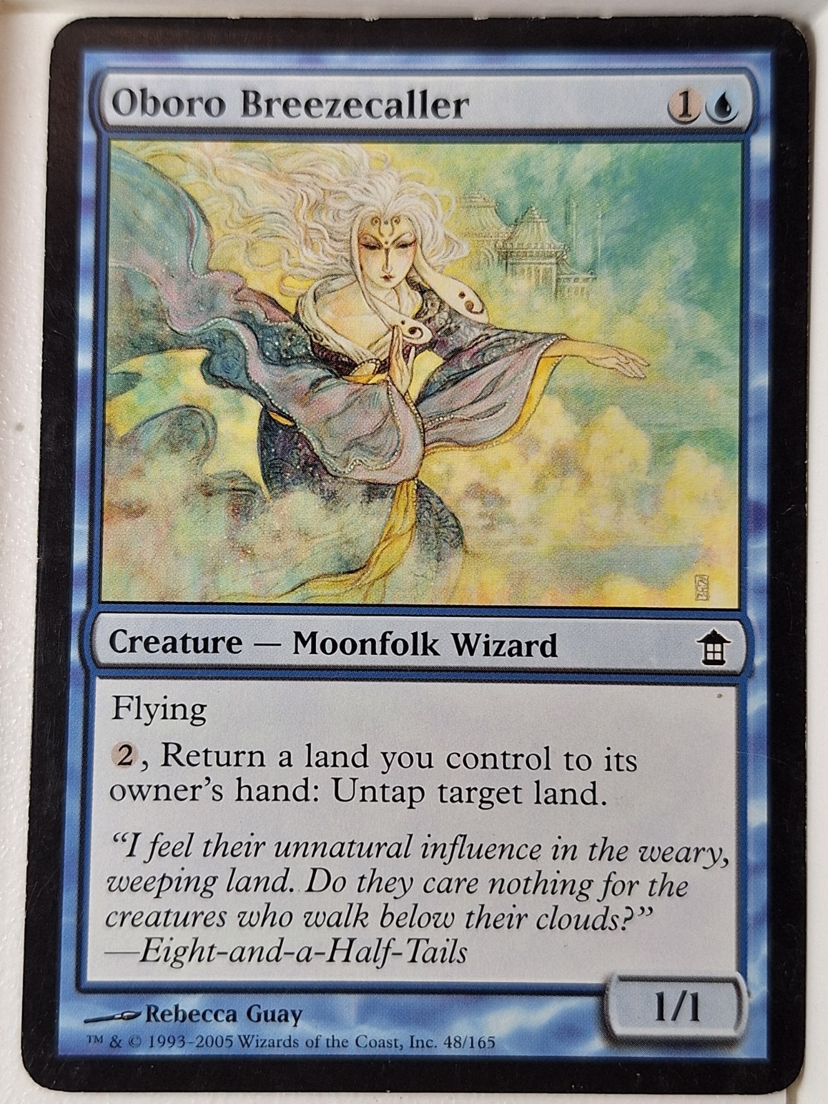 Oboro Breezecaller - Saviors of Kamigawa - Magic the Gathering MTG Nice!