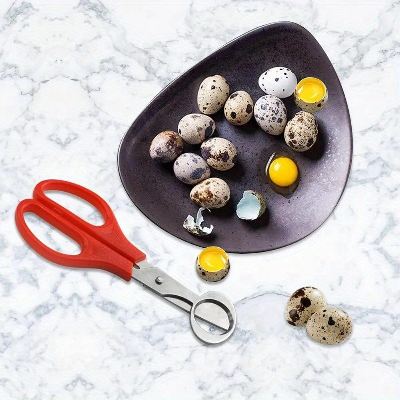 1Pc Stainless Steel Quail Egg Scissors Portable Egg Shell Cutter Opener