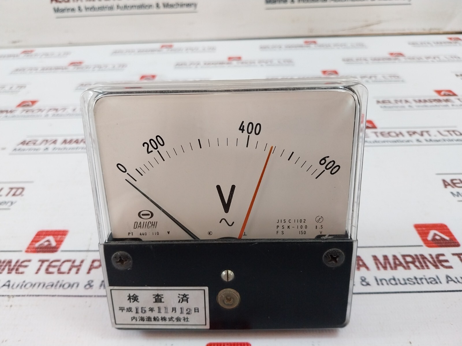 Daiichi JIS C 1102 Voltmeter 0-600V