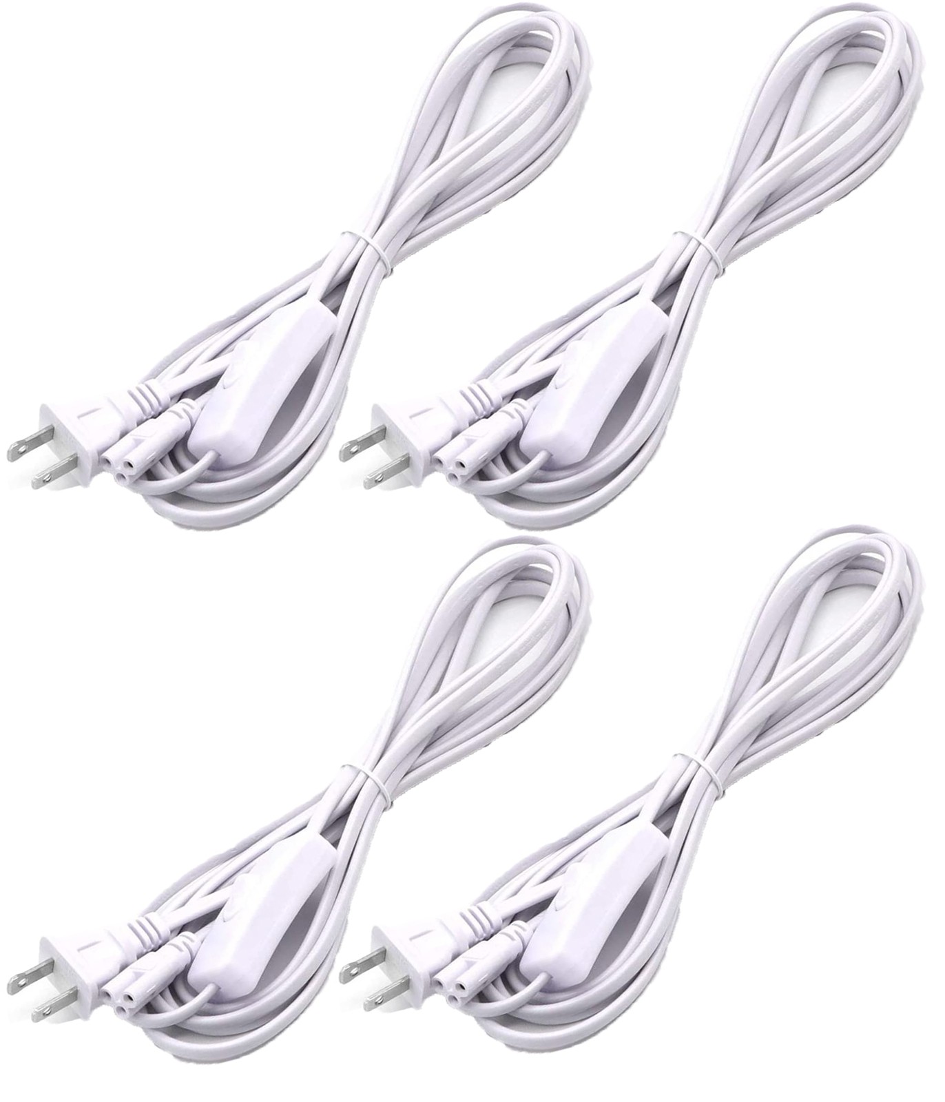 6FT 10FT Power Cable Cords Wire Supply Plug Switch for Tube Light Fixture