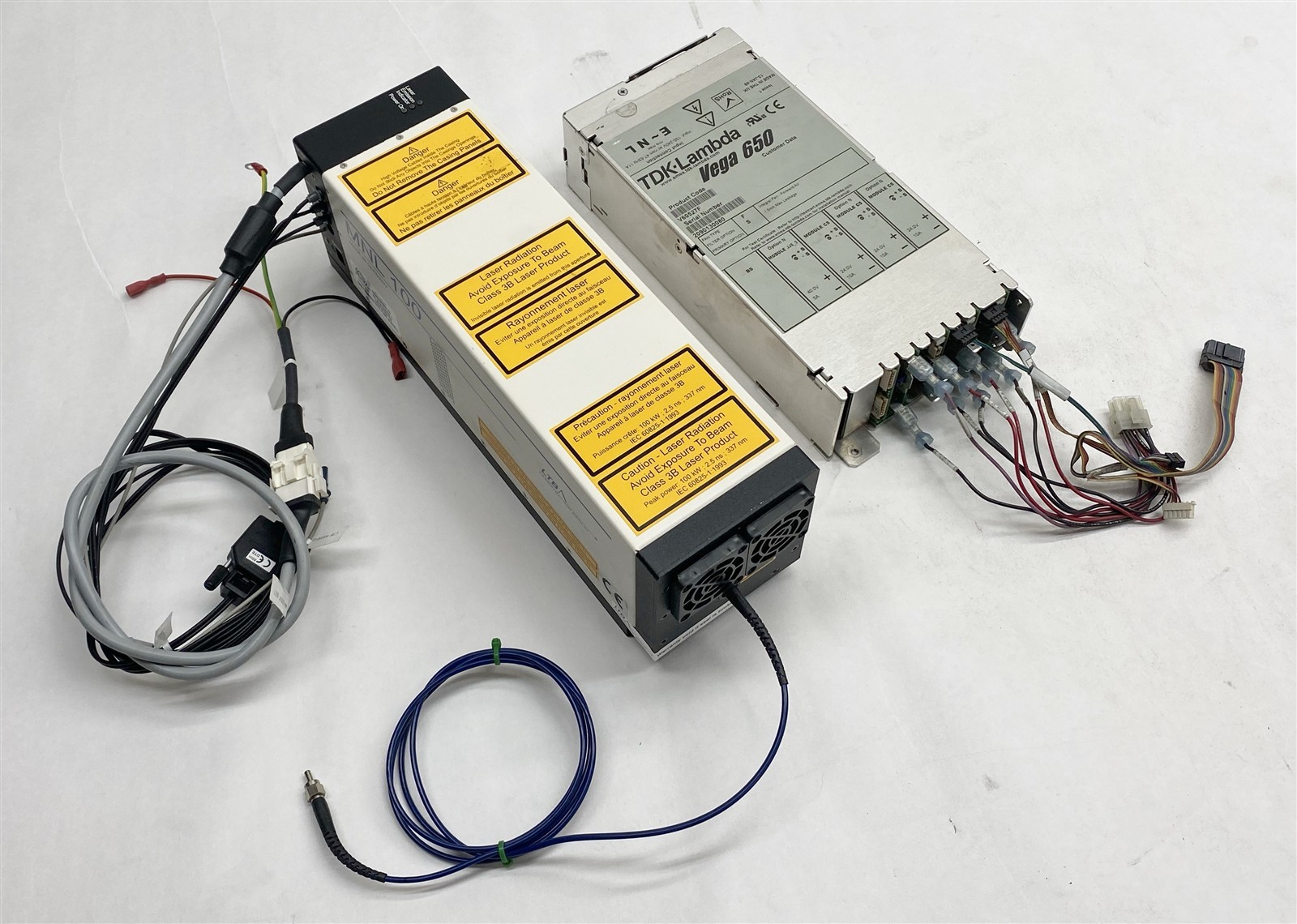 LTB Lasertechnik MNL100 Nitrogen Laser 337Nm W/ TDK-Lambda Vega 650 Power Supply