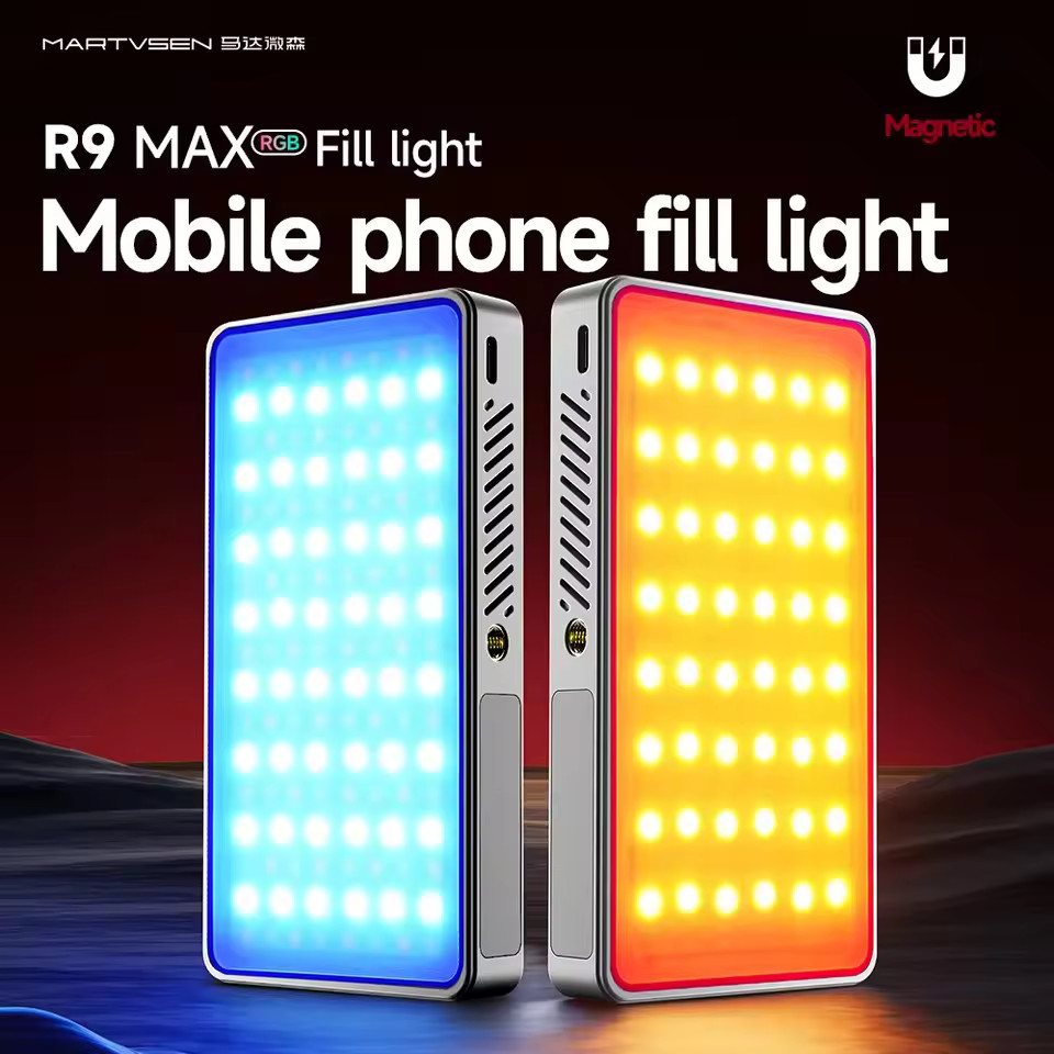 20W Portable RGB Video Light 4000mAh Battery, 2500K-9000K for Phone&Cam