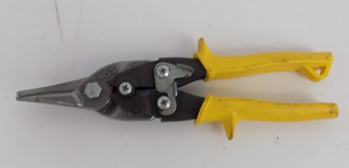 Wiss M3X Tin Snips Straight Cut Aviation 10" Metal Shears Made in USA VGC