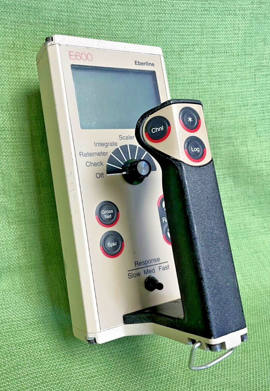 Eberline E-600 Portable Radiation Monitor. Scaler/Ratemeter with Eberline Smart