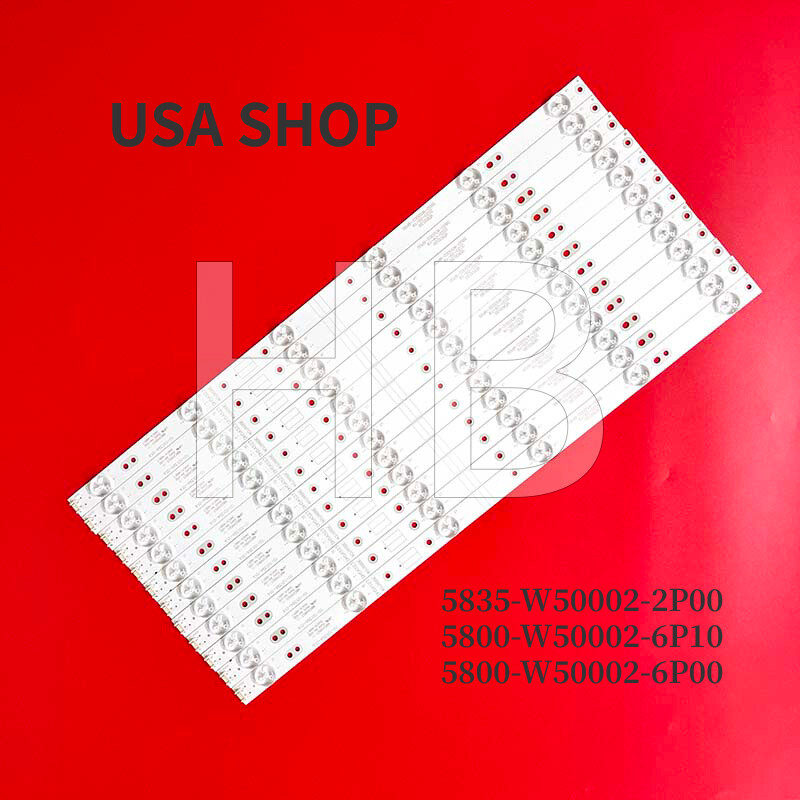 LED Backlight strips (12) for LG 50UH5530 50UH5500 5835-W50002-2P00 0P00 6P10