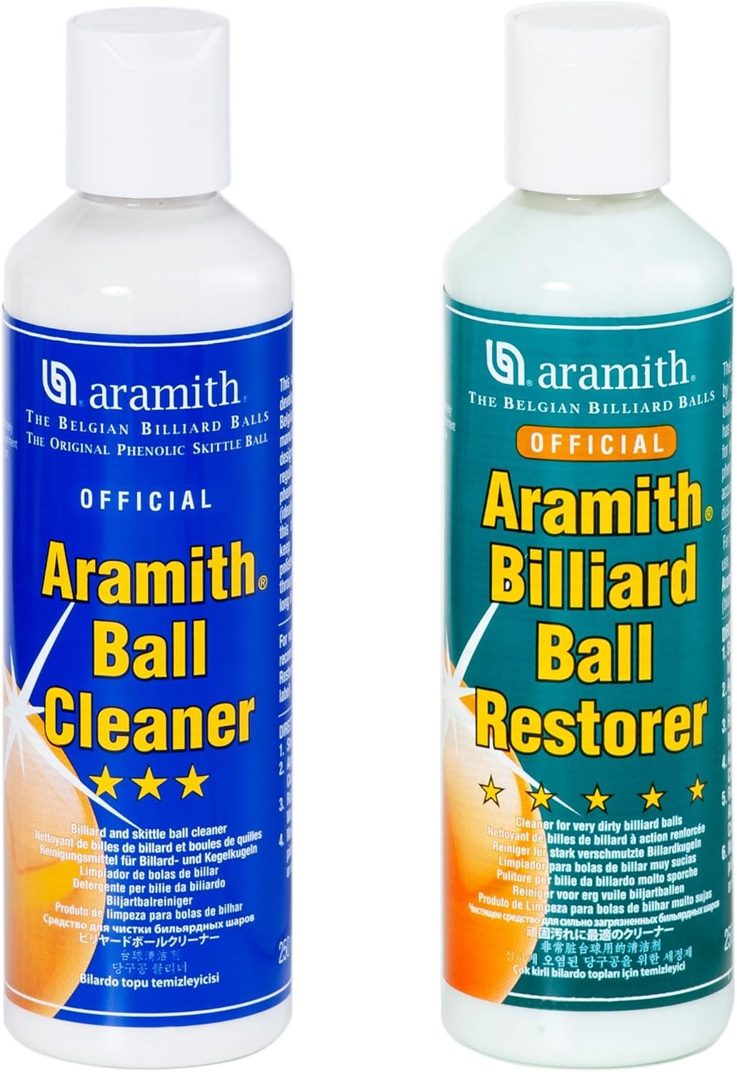 Aramith Billiard Ball Cleaner Restorer 2 Pack