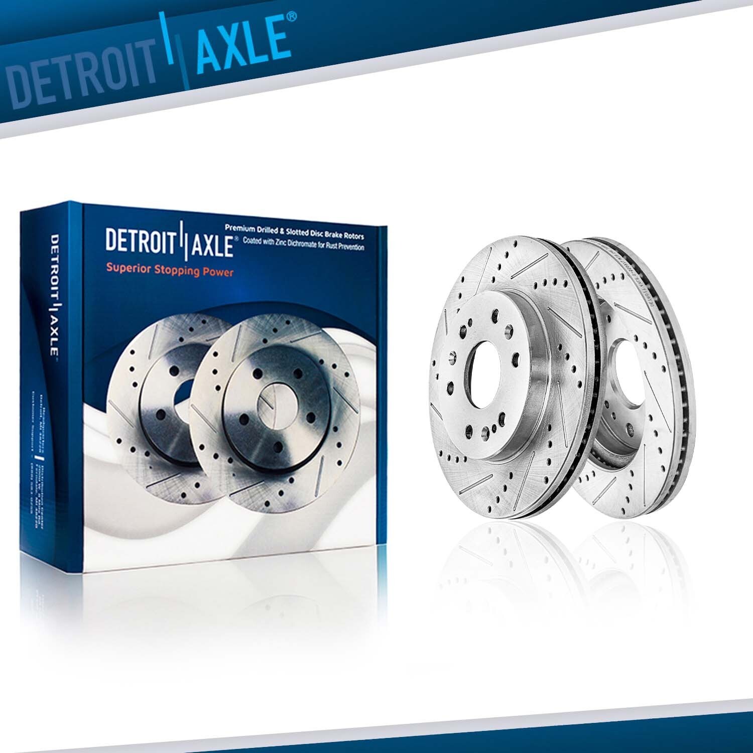 Front Drilled Disc Rotors for Cadillac Escalade ESV Avalanche Suburban Tahoe