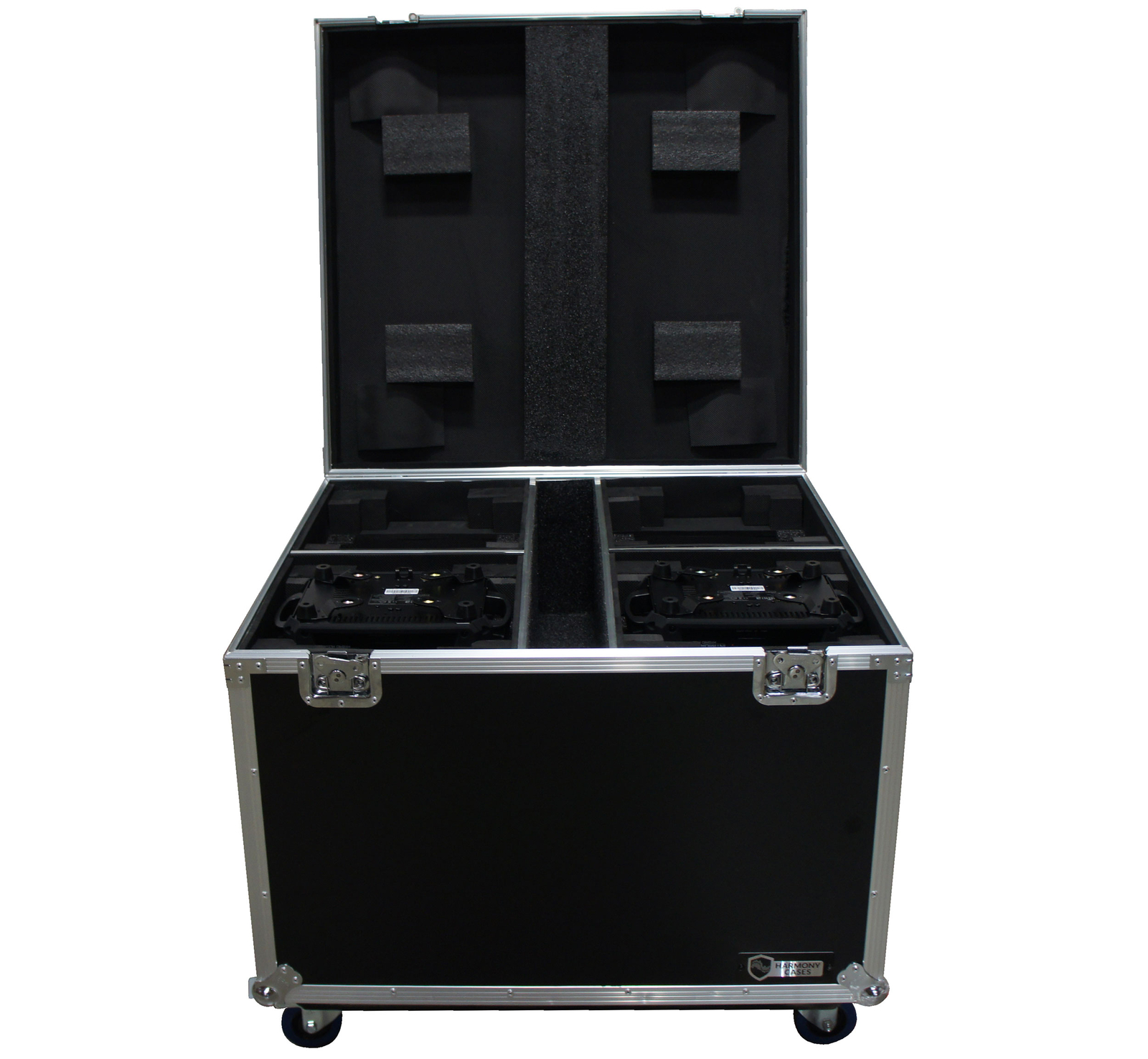 Harmony HC4CH140SR Lighting Quad Space Medium Moving Head Light Flight Case New