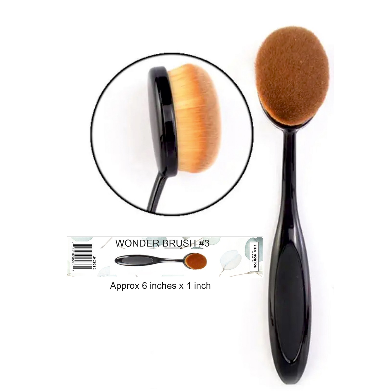 Lisa Horton Crafts Wonder Brush-#3 - 3 Pack