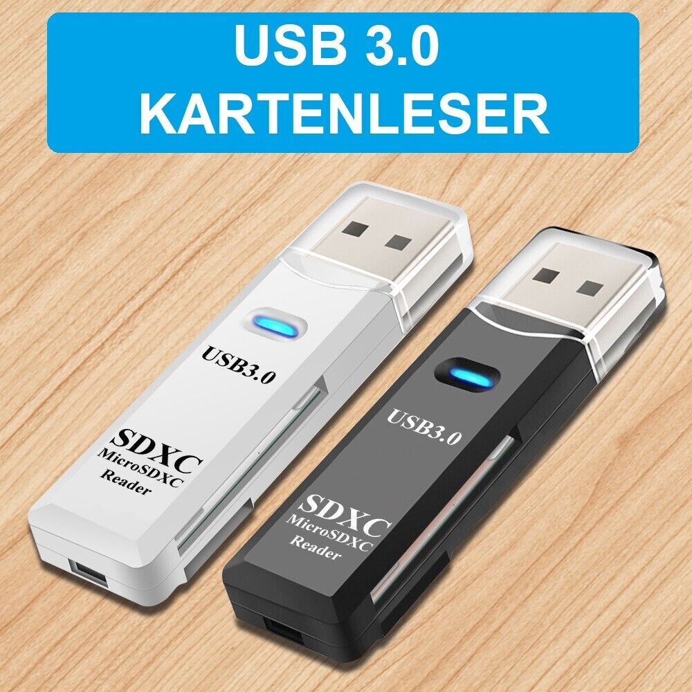 USB 3.0 SD Card Reader for PC Micro SD Card to USB Adapter for Camera Memory Cam