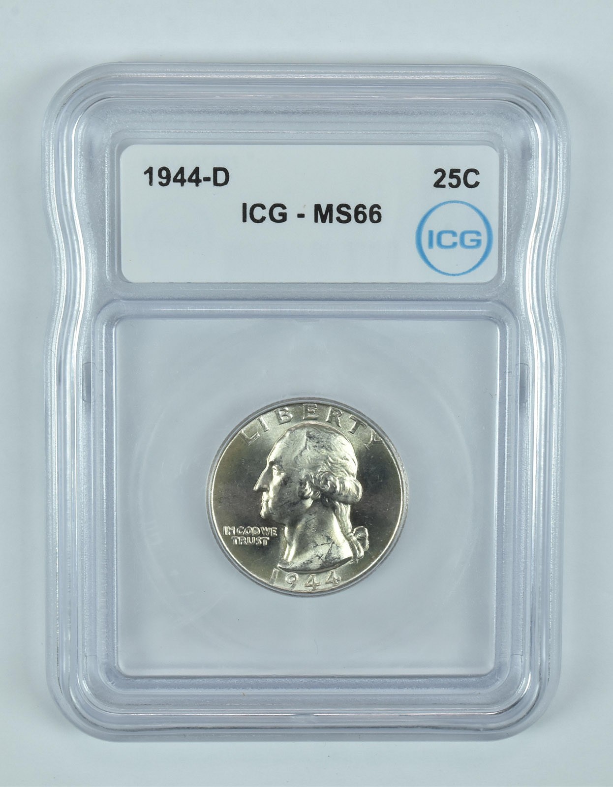 1944-D Washington Quarter MS66 ICG