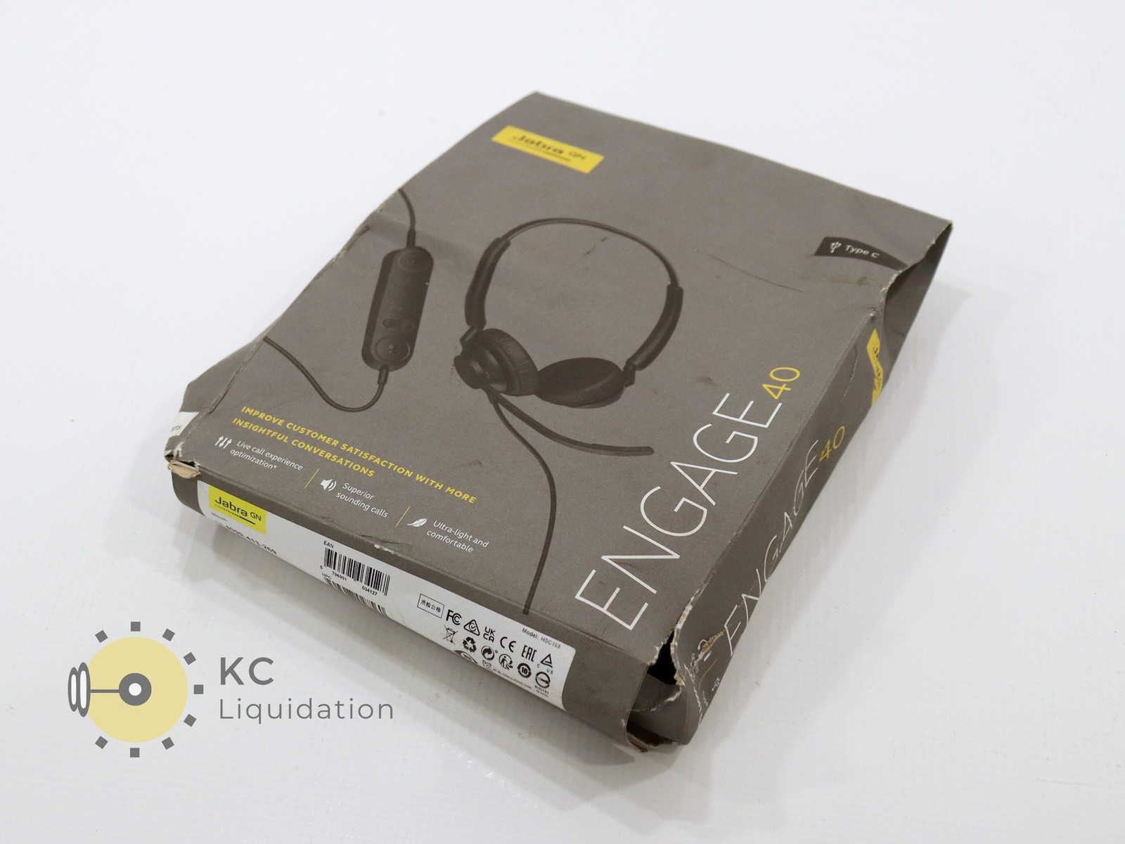 Jabra Engage 40 Type C 4099-413-269 Inline Link Stereo USB Headset