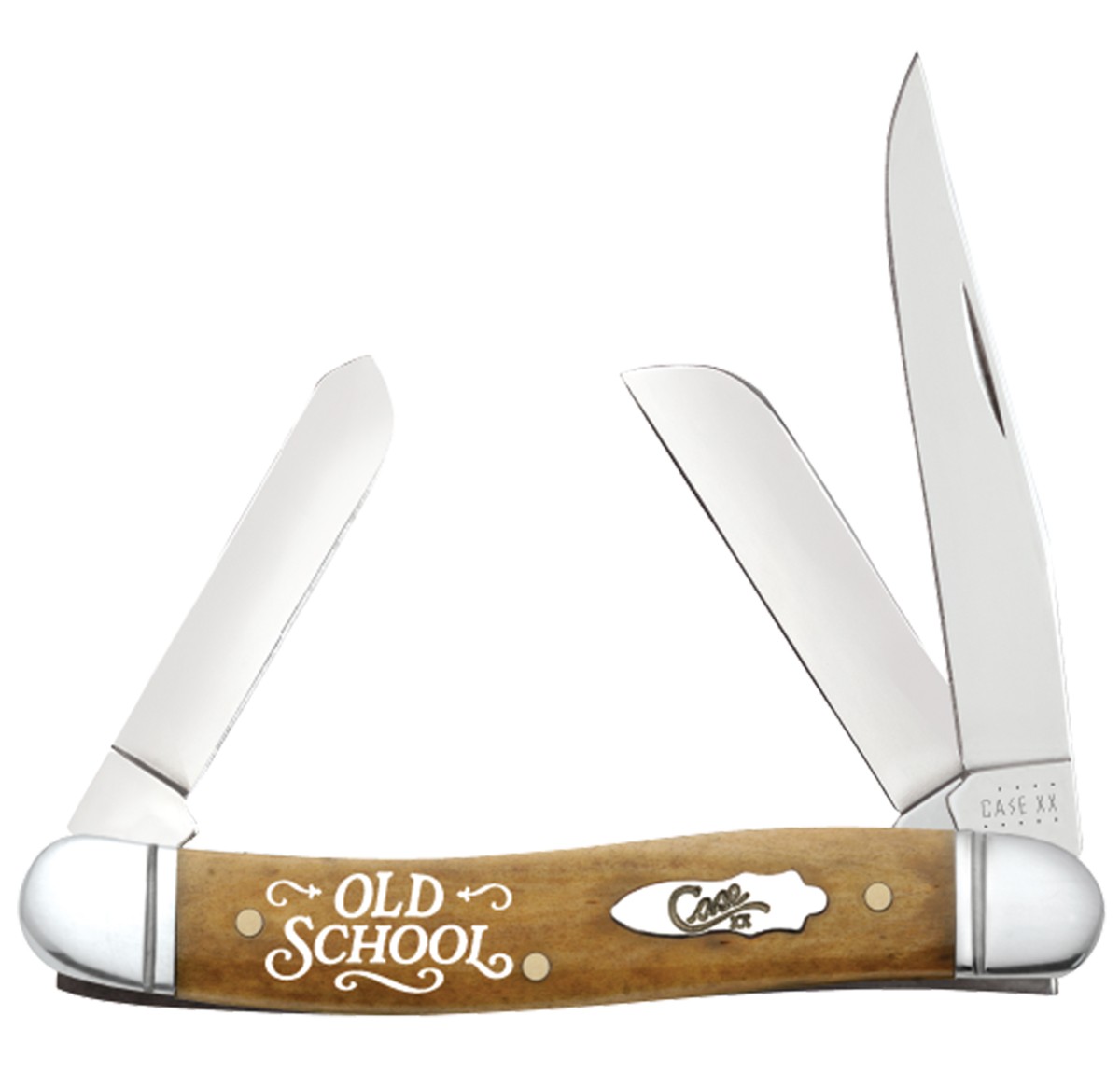 Case xx Knives Medium Stockman Old School Antique Bone Pocket Knife Stainless