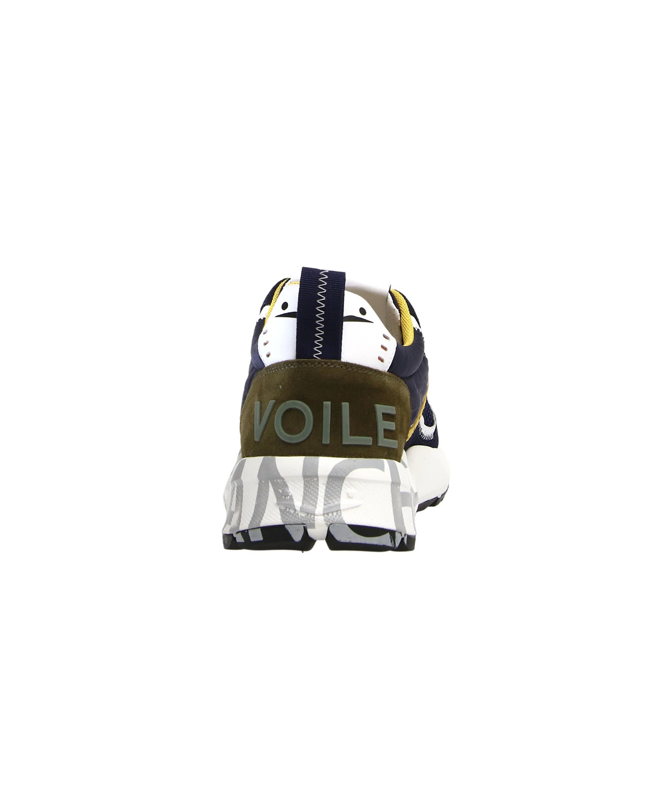 Voile Blanche Shoes Club01 Casual Sneaker Navy/Yellow Man