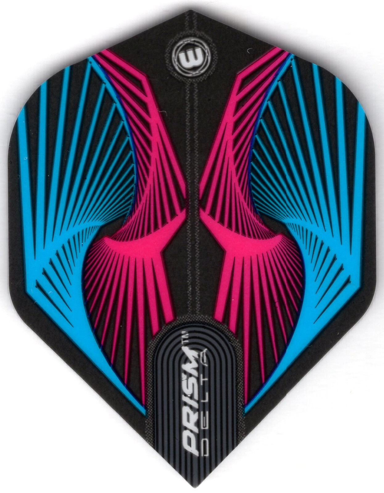 WINMAU PRISM Delta Pink and Blue VORTEX Dart Flights: 3 per set