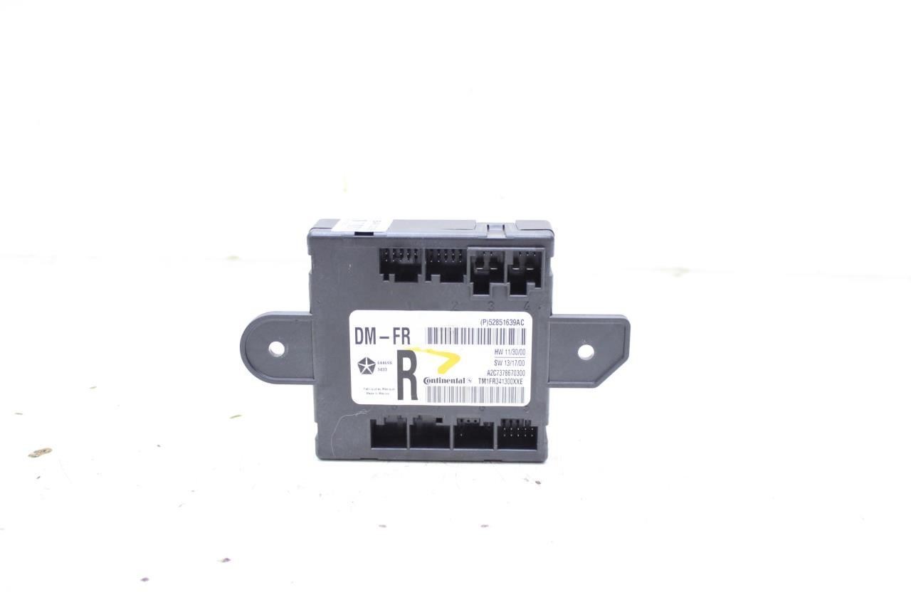 14-17 Maserati Ghibli Front Right Passenger Side Door Control Module 52851639AC