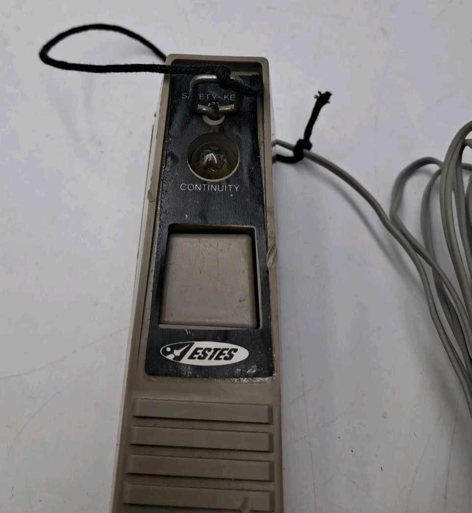 Vintage Estes Rocket Solar Launch Controller w/ Key FS-10 UNTESTED